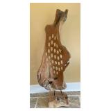Natural Teak Wood Sculpture W/Open Work Design Natural Teak Wood Sculpture W/Open Work Design