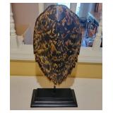 Turtle Shell Mounted on Black Base Turtle Shell Mounted on Black Base