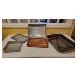Copper Tone Crisper Pan, Roaster & Rack Set Copper Tone Crisper Pan, Roaster & Rack Set
