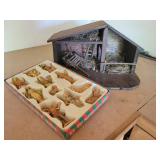 Nativity Set with Stable and Figurines Nativity Set with Stable and Figurines