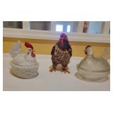 Decorative Roosters and Hens Collection Decorative Roosters and Hens Collection