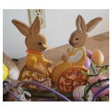 Easter Bunny and Decorative Egg Lot Easter Bunny and Decorative Egg Lot