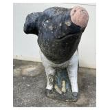 Concrete Garden Pig-approx. 19" Long 14.5" Tall Concrete Garden Pig-approx. 19" Long 14.5" Tall