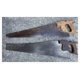 2 Vintage Hand Saws-See Photos 2 Vintage Hand Saws-See Photos