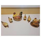 Decorative Chickens by Lefton Decorative Chickens by Lefton
