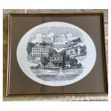 Drawing of the Historical IU Health Bloomington- Drawing of the Historical IU Health Bloomington-