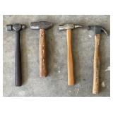 4 Various Hammers-See Pictures 4 Various Hammers-See Pictures