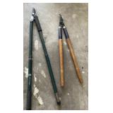 2 pairs of long-handled garden shears-See Photos 2 pairs of long-handled garden shears-See Photos