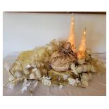 Lit Trees with Angel Topper and Skirt Set Lit Trees with Angel Topper and Skirt Set