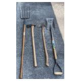 Gardening and Outdoor tools: Pitchfork, Shovel, & Gardening and Outdoor tools: Pitchfork, Shovel, &