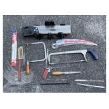 15 Various Saws and Saw Blades-Stanley Miter Box 15 Various Saws and Saw Blades-Stanley Miter Box