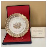 1973 Double Eagle Porcelain Collector Plate 1973 Double Eagle Porcelain Collector Plate