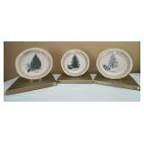 3 Lennox Christmas Commemorative Collector Plates 3 Lennox Christmas Commemorative Collector Plates