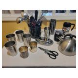Kitchen Utensils and Stainless Cups Kitchen Utensils and Stainless Cups