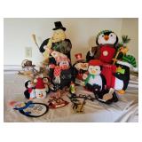 Penguin and Snowman Themed Figurines Penguin and Snowman Themed Figurines