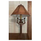 Wrought Iron Candle Stick Table Lamp-Works 37" Wrought Iron Candle Stick Table Lamp-Works 37"