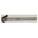 Pair of Mountaineering Trekking Walking Sticks. Pair of Mountaineering Trekking Walking Sticks.