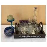 Wooden Herradura Natural Tequila Serving Tray, Wooden Herradura Natural Tequila Serving Tray,