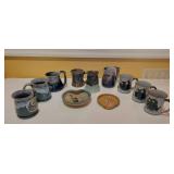 Pottery Pieces, Some Artist-Signed Pottery Pieces, Some Artist-Signed