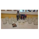10 Double Old Fashion Glasses with Extras 10 Double Old Fashion Glasses with Extras