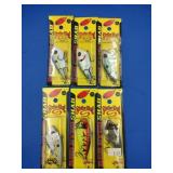 6 Strike King Red Eye Shad Lipless Crankbaits