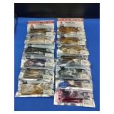 13 Packs Gander Mountain Plastic Lures
