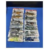 13 Packs Gander Mountain Plastic Lures