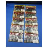 10 Bags Strike King Rage Tail Plastic Lures