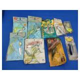 9 Vintage Lures New in Package