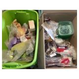 Box Full of Jig Skirts and Jig Heads