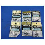 6 Packs Keitech Tungsten Super Round Jig Heads