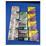 11 Spools Fluorocarbon or Coated Fishing Line