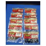 10 Bags Zoom Plastic Lures