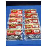 10 Bags Zoom Plastic Lures