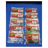 10 Bags Zoom Plastic Lures
