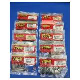 10 Bags Zoom Plastic Lures