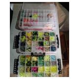 3 Boxes of Jigheads and Small Plastics