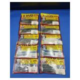 10 Bags Strike King KVD Perfect Plastics