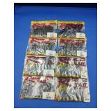8 Bags Strike King Rage Tail Plastic Lures