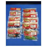 10 Bags Zoom Plastic Lures