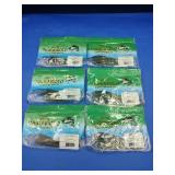 6 Bags Gary Yamamoto Plastic Lures