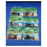 6 Bags Gary Yamamoto Plastic Lures