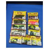 11 Bags Strike King & Mr. Crappie Plastic Lures