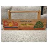 Vtg Dole Table Grapes Wooden Crate Vtg Dole Table Grapes Wooden Crate