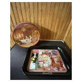 Vtg Coca-Cola Tray & Tin Set Vtg Coca-Cola Tray & Tin Set