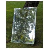 All glass Mirror w/glass frame24×36 All glass Mirror w/glass frame24×36