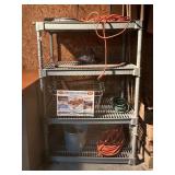 Plastic Shelving Unit & Contents Plastic Shelving Unit & Contents