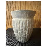 Vtg Metal Bamboo Pot8×10 Vtg Metal Bamboo Pot8×10