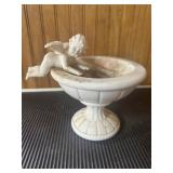 Vtg Ceramic Pedestal Angel Bowl8×7.5 Vtg Ceramic Pedestal Angel Bowl8×7.5