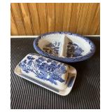 Churchill Blue Willow Dishware Set Churchill Blue Willow Dishware Set